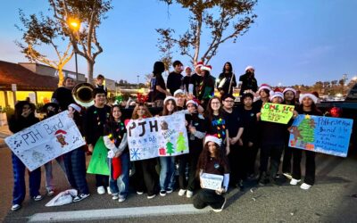 Potter Junior High School Braves Shine Bright at Fallbrook Christmas Parade