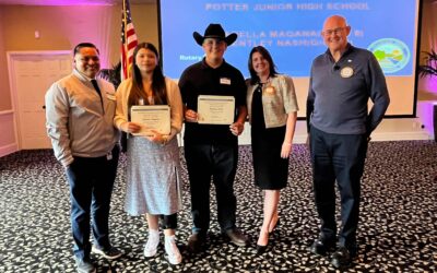 FUESD Salutes Isabella Magana and Bentley Nash as Rotary Students of the Month.