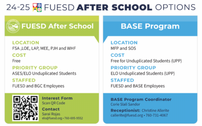 FUESD AFTER SCHOOL:  New Registration Process