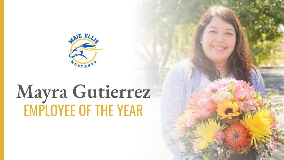 Mayra Gutierrez: FUESD Employee of the Year