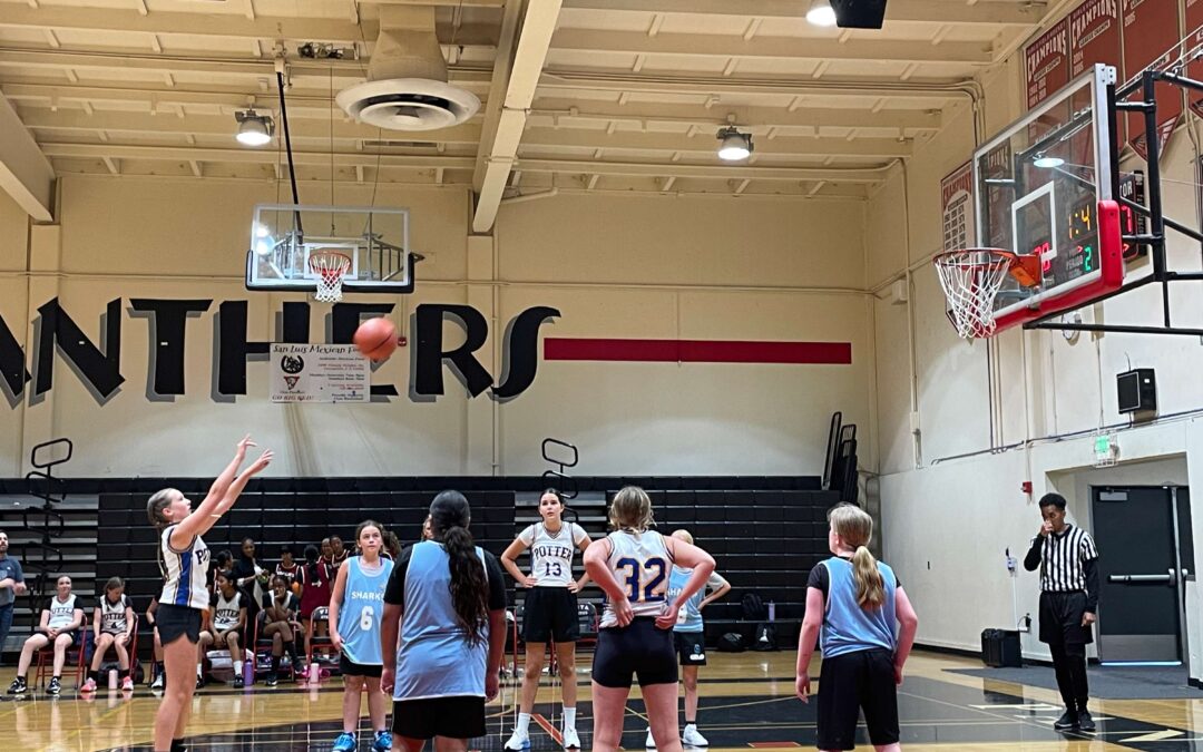 Potter Junior High School JV Girls Basketball Team Clinches Coastal Conference Championship with Stellar Undefeated Season