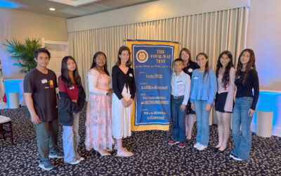 FUESD Essay Contest Winners Recognized in Rotary 4-Way Test Award