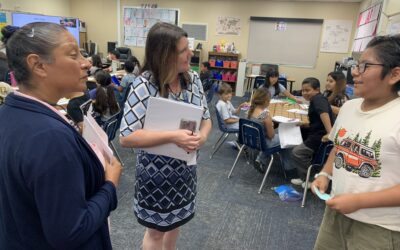Superintendent Hazel Visits Fallbrook STEM Academy