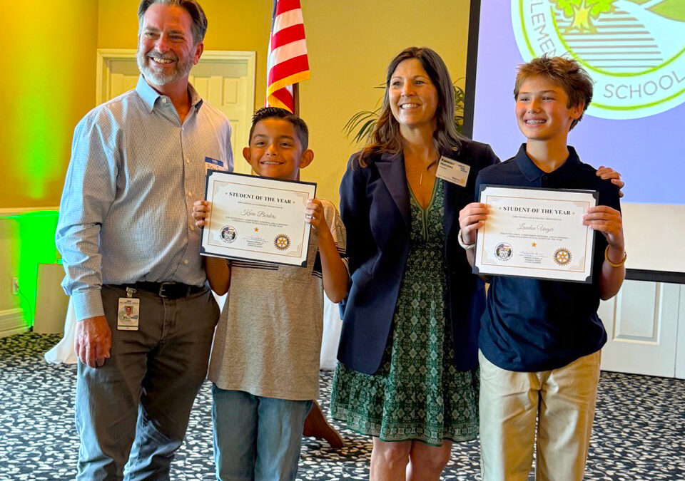 Mary Fay Pendleton Students Honored as Rotary Club Students of the Year