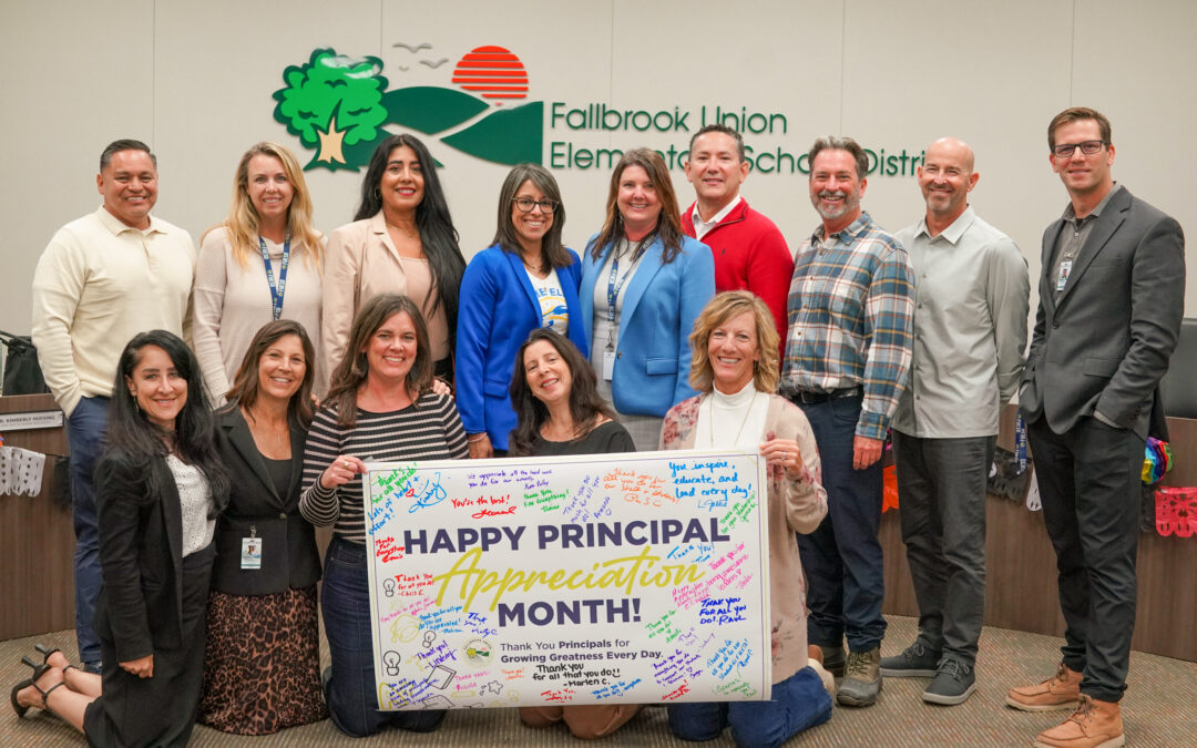October is Principal Appreciation Month!