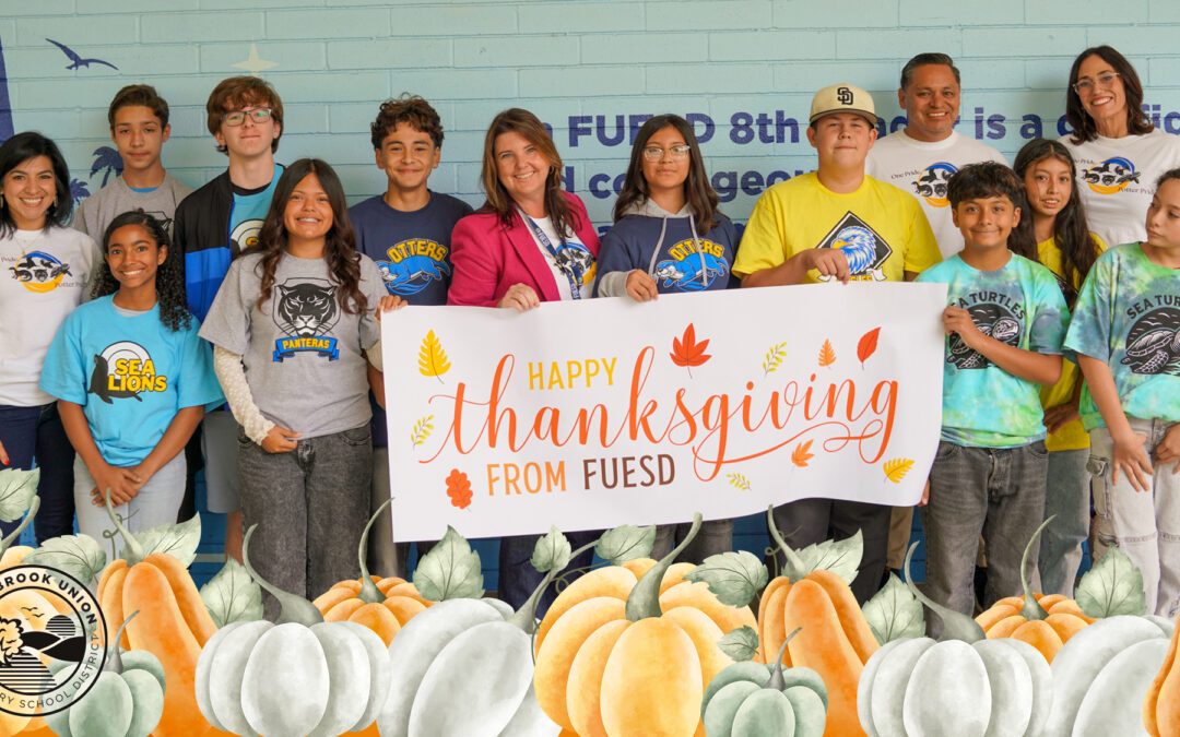 Thanksgiving Message from FUESD Superintendent Monika Hazel