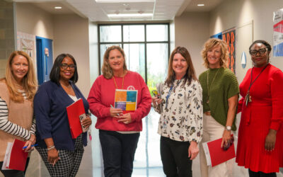 FUESD Leaders Visit Mary Fay Pendleton for Third Learning Walk Installation
