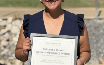 Fallbrook Union Elementary School District Earns Statewide Recognition for Innovation in School Nutrition