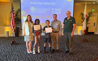 Rotary Club of Fallbrook Celebrates FUESD Students of the Month!